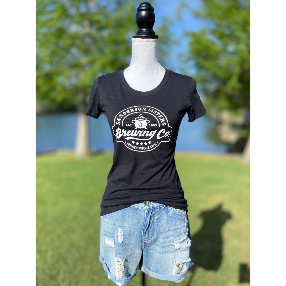 Sanderson Sisters Brewing Co. Halloween Tee Black